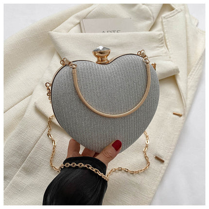 Evening Heart Clutch Women Bag