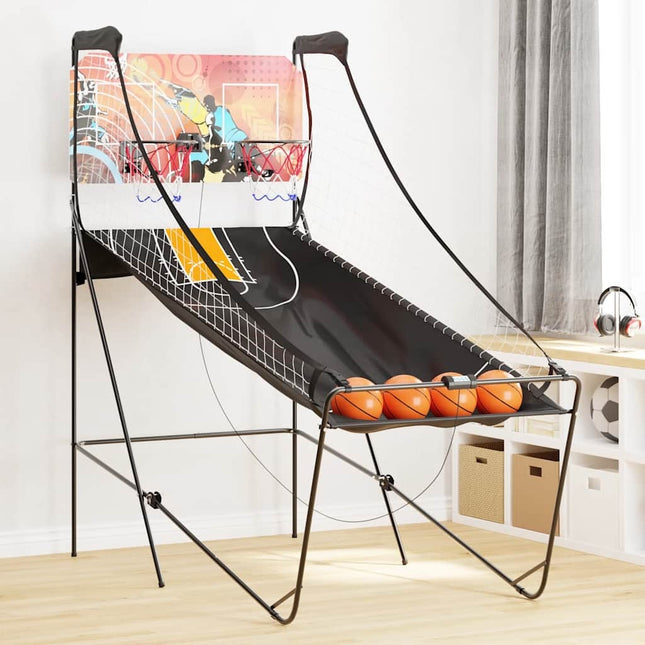 Arcade Basketball Game with 4 Balls for 2 Players