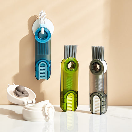 3 In 1 Tiny Bottle Cup Cover Brush Straw Cleaner