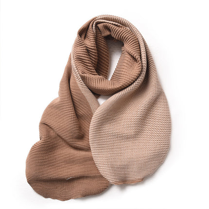 Double-sided Wrinkled Imitation Cashmere Scarf Popular