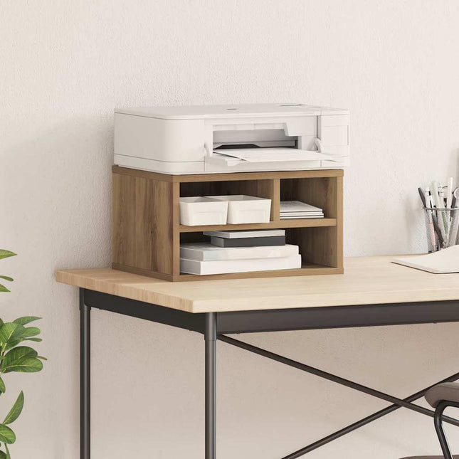 printer stand 40x32x22.5 cm, wood-based material,
