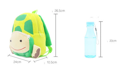 Cute Zoo Children's Schoolbag Backpack Plush Animal Turtle