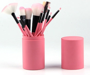 12pcs Eyelash Highlighter Makeup Brush