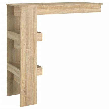 Wandmontierter Bartisch Sonoma Eiche 102x45x103,5 cm Holzwerkstoff