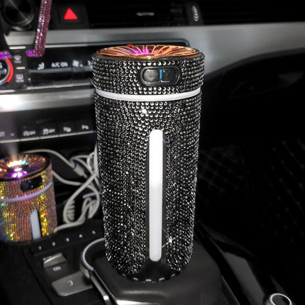 Luxury Diamond Car Humidifier LED Light Car Diffuser