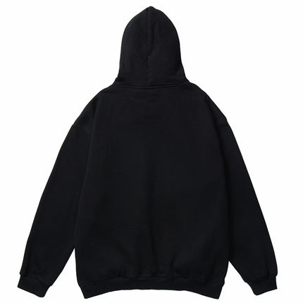 Hooded pullover sweater