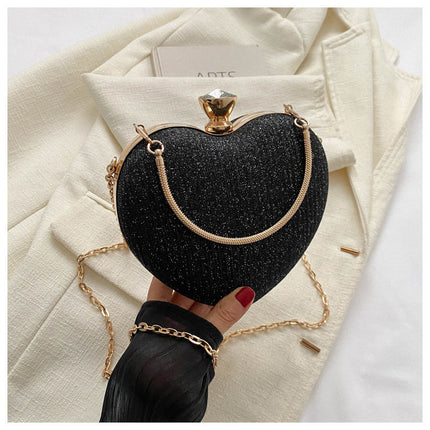 Evening Heart Clutch Women Bag