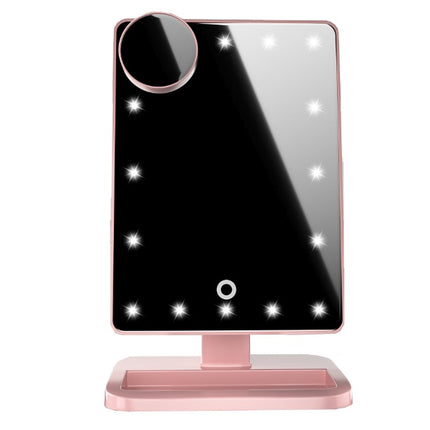 Touch Screen Makeup Mirror With 20 LED Light