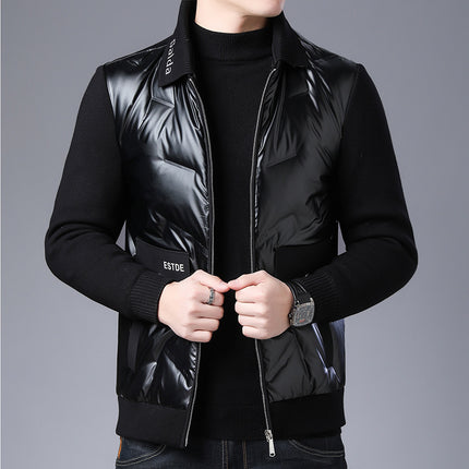 New Winter down jacket for male middle-aged