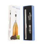 Silver / Box packing with wine stopper