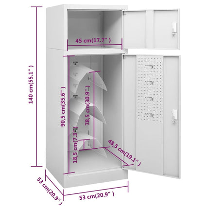 Sattelschrank anthrazit 53x