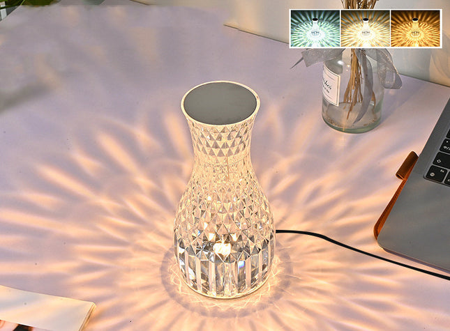 Vase Shape Atmosphere Crystal Lamp