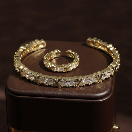 Fashion Inlaid Zircon Bracelet For Women