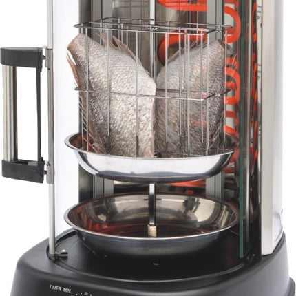 Home Grill Electric Rotisserie Indoor Chicken SmokelessHome