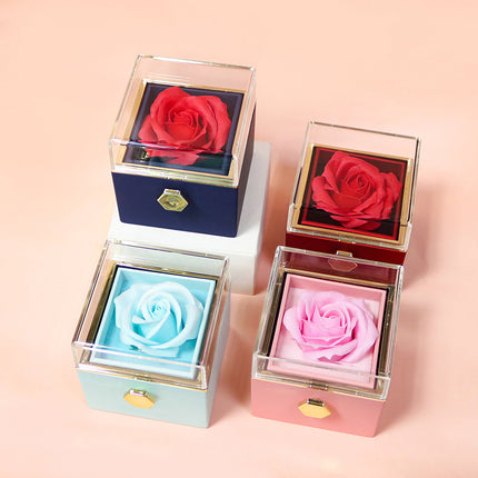 Rose Jewelry Packaging Box Valentine's Day Gift For Women