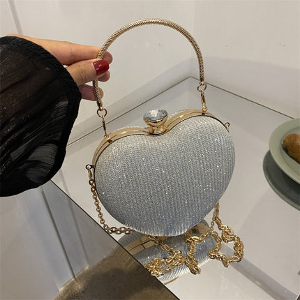 Evening Heart Clutch Women Bag