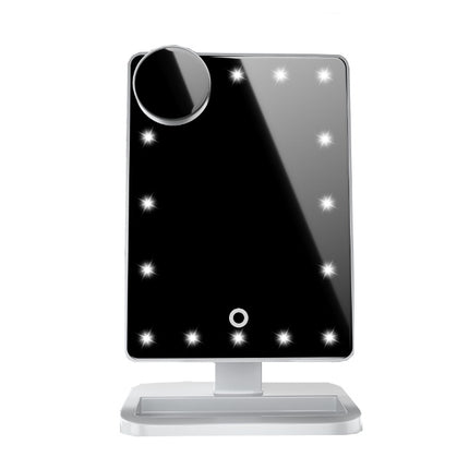 Touch Screen Makeup Mirror With 20 LED Light