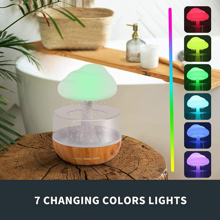 Humidifier Rain Cloud Mushroom Lamp