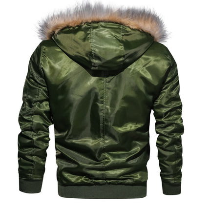This men's winter flight jacket