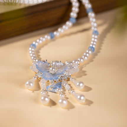 Pearl Tassel Necklace Style