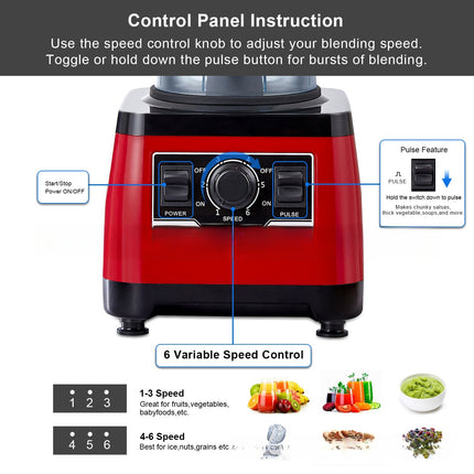 High Horsepower Performance Commercial Blender