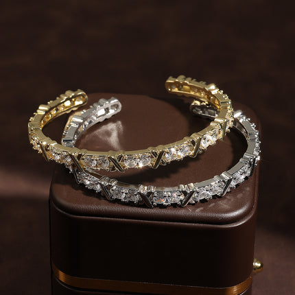 Fashion Inlaid Zircon Bracelet For Women