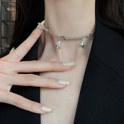 Hip Hop Cool Star Necklace