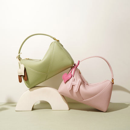 Simple luxury Textured  Shoulder Bag