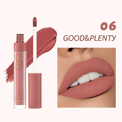 12 Colors Matte Lip Gloss Matte Surface