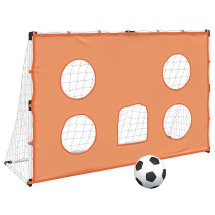 Fußballtor für Kinder mit Zielscheibe und Ball, 182 x 62 x 118 cm