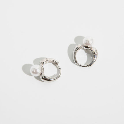 New French Style Pearl Earrings