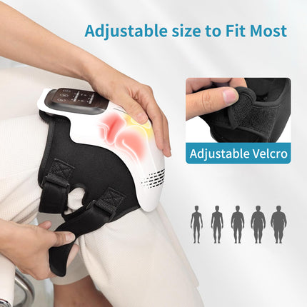 Home Use Electric Heating Knee Massager Pain Relief Infrared Laser Vibration Knee Massager