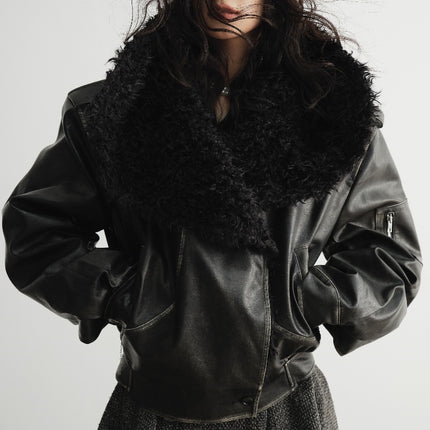 Cool Handsome Relaxed Senses Leather Jacket