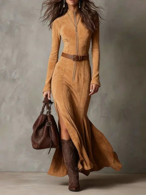 Slim Zipper Fashion Retro Women's Clothing