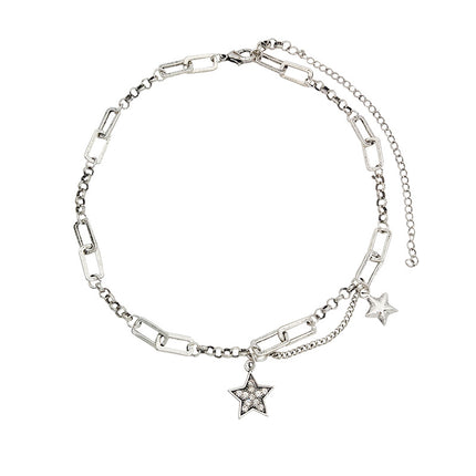Hip Hop Cool Star Necklace