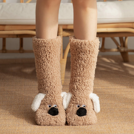 s Winter Warm Non-slip Plush Socks For Women