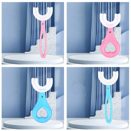 Children's U-shaped Food Grade Soft Rubber Toothbrush