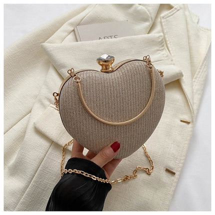 Evening Heart Clutch Women Bag