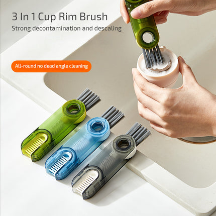 3 In 1 Tiny Bottle Cup Cover Brush Straw Cleaner
