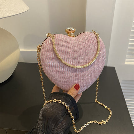 Evening Heart Clutch Women Bag