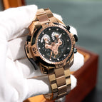 Rose gold black gold