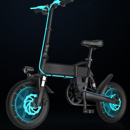 14-Zoll-Elektrofahrrad mit Lithium-Ionen-Akku