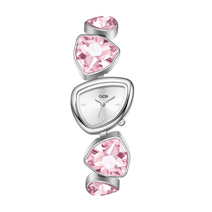 Light Luxury Crystal Diamond Bracelet Watch