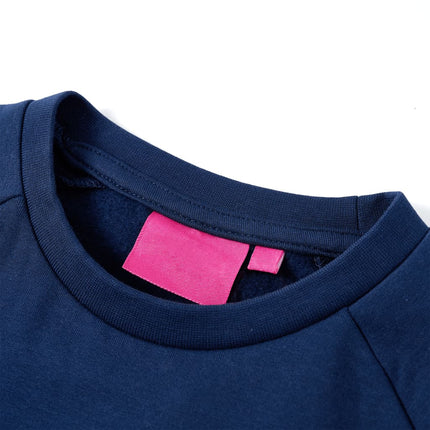Kinder-Sweatshirt, marineblau, Größe 116