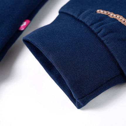 Kinder-Sweatshirt, marineblau, Größe 116