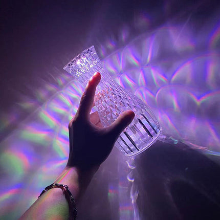 Vase Shape Atmosphere Crystal Lamp