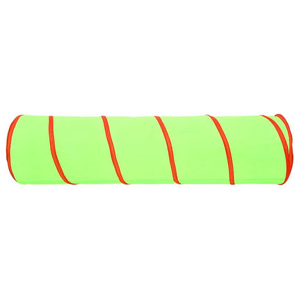 Spieltunnel für Kinder, grün, 175 cm, Polyester