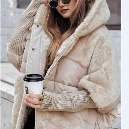 Winter Comfort Long Sleeve Hooded Jacket for Women