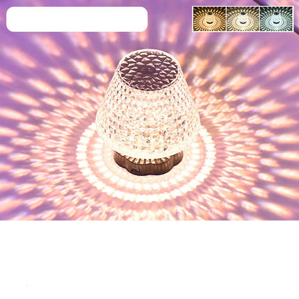 Diamond Crystal Lamp Table Light USB Touch