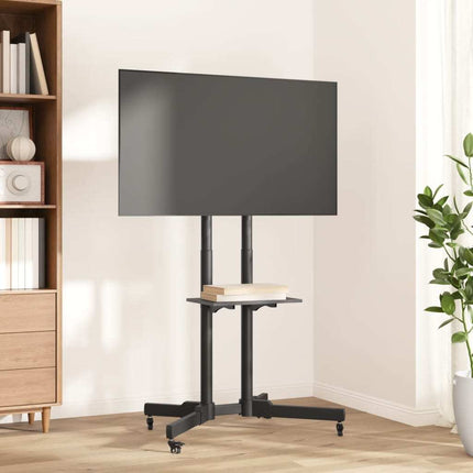 TV-Ständer mit Rollen, passend für Bildschirme von 32 bis 70 Zoll, max. VESA-Halterung